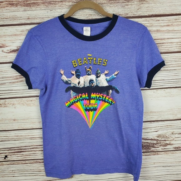 The Beatles Magical Mystery Tour Vintage USA Womens Large Tee T-Shirt       #100 - Picture 1 of 8